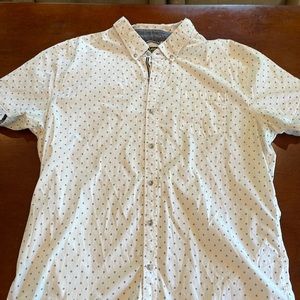 Lee cotton short sleeve button down shirt XXL